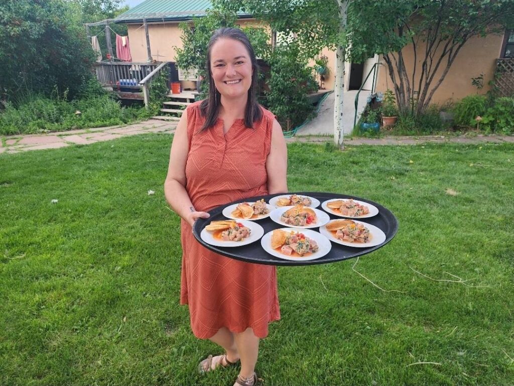 Alfred Eames Cellars, Paonia, Colorado Hospitality, food served by Amy Petersen