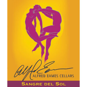 Alfred Eames Cellars Colorado Winery Sangre del Sol Label